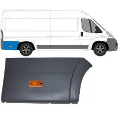 Prydnadslist skyddslist sidovägg bak med lampa för Citroen Jumper 2006-2018 / Höger / Set 10682