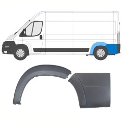 Set med bakre hjulhuslister för Fiat Ducato 2006-2018 / Vänster / 8564