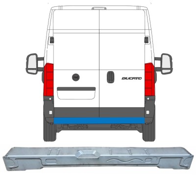 Bak ram reparationspanel för Fiat Ducato 2006-2026 16869