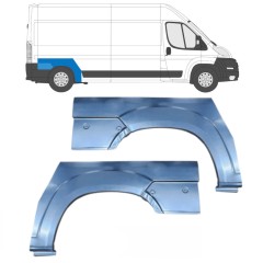 Sidovägg hjulhuskant för Fiat Ducato 2006-2025 / Vänster+Höger / Set 9648
