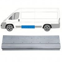 Reparationspanel för sidopanel med hål för list för Fiat Ducato 2006-  / Vänster 12446