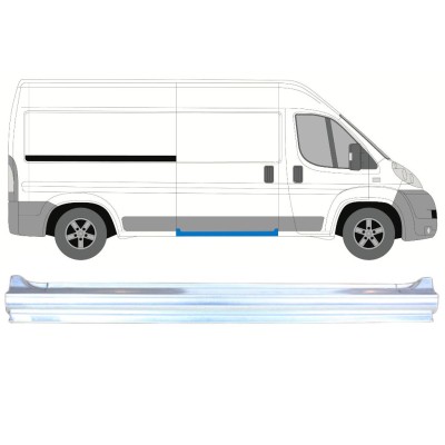 Tröskel för skjutdörr för Fiat Ducato 2006-2026 / Höger 8316