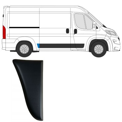 Prydnadslist stänkskärm list för Fiat Ducato 2018- / Höger 14802