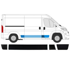 Prydnads skyddslister set för Peugeot Boxer 2018- / Höger / 15435