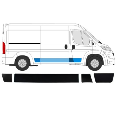 Prydnads skyddslister set för Fiat Ducato 2018- / Höger / 15039