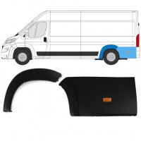 Set med bakre hjulhuslister med lampa för Fiat Ducato Boxer Relay 2018- / Vänster /  10238