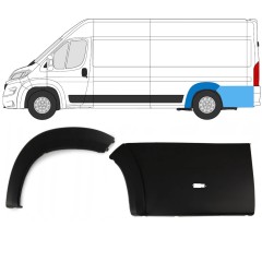 Set med bakre hjulhuslister för Peugeot Boxer 2018- / Vänster / 14441