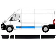 Prydnads skyddslister set för Citroen Jumper 2018- / Vänster / 14418