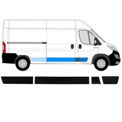 Prydnads skyddslister set för Citroen Jumper 2018- / Höger / 14415
