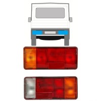 Baklykta för Peugeot Boxer 1994-2002 / Vänster+Höger / Set 14052