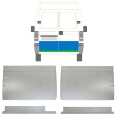Inre + yttre bakdörr reparationspanel för Citroen Jumper 1994-2006 / Vänster+Höger / Set 14456