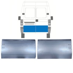 Reparationspanel för bakdörr för Fiat Ducato 1994-2006 / Vänster+Höger / Set 9752