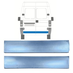Låg bakdörr reparationspanel för Fiat Ducato 1994-2006 / Vänster+Höger / Set 9748