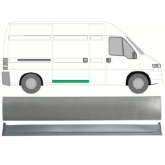 Inre + yttre skjutdörr reparationspanel för Fiat Ducato 1994-2006 / Höger / Set 16161
