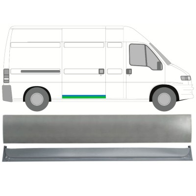 Inre + yttre skjutdörr reparationspanel för Fiat Ducato 1994-2006 / Höger / Set 16161