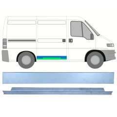 Skjutdörr reparationspanel för Fiat Ducato 1994-2006 / Höger / Set 12689