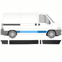 Prydnads skyddslister set för Fiat Ducato 2002-2006 / Höger / 8481