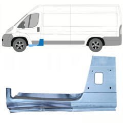 Reparationspanel för stolpe + tröskelplåt reparationspanel för Fiat Ducato 2006-2025 / Vänster / Set 8743