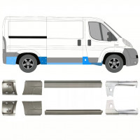 Tröskelplåt reparationspanel för Fiat Ducato 2006- / Vänster+Höger / Set 10886