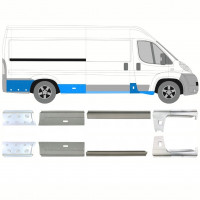 Tröskelplåt reparationspanel för Fiat Ducato 2006- / Vänster+Höger / Set 10890