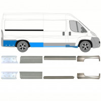 Tröskelplåt reparationspanel för Fiat Ducato 2006- / Vänster+Höger / Set 10891