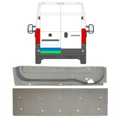 Reparationspanel för bakdörr för Citroen Jumper 2006-2025 / Höger / Set 14260