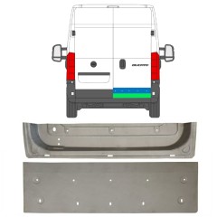 Reparationspanel för bakdörr för Peugeot Boxer 2006-2025 / Höger / Set 14257