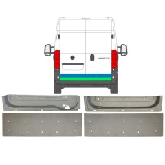 Reparationspanel för bakdörr för Peugeot Boxer 2006-2026 / Set 14261