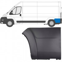 Prydnadslist skyddslist sidovägg bak för Fiat Ducato 2006- / Vänster 6551