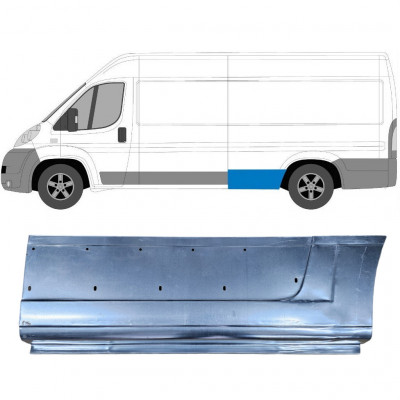 Sidovägg hjulhuskant för Fiat Ducato 2006- / Vänster 6528