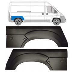 Sidovägg hjulhuskant för Citroen Jumper 2006-2025 / Vänster+Höger / Set 14282