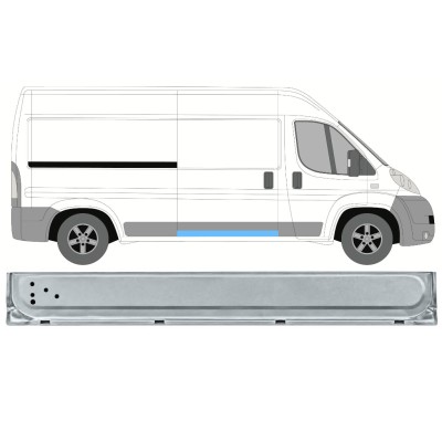 Skjutdörr reparationspanel inre för Fiat Ducato 2006-2026 / Höger 17042