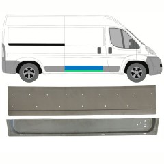 Skjutdörr reparationspanel för Fiat Ducato 2006-2025 / Höger / Set 10965