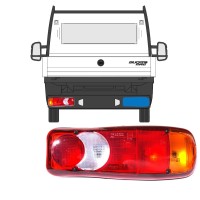 Baklykta för Fiat Ducato 2014-2018 / Höger 15337