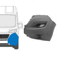 Hörn fram stötfångare för Fiat Ducato 2014-2018 / Vänster 9340