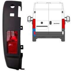 Bak hörn stötfångare med lampa för Fiat Ducato 2018- / Vänster / Set 10110