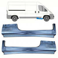 Reparationspanel för dörrtröskel för Fiat Ducato 2006-2025 / Vänster+Höger / Set 12982