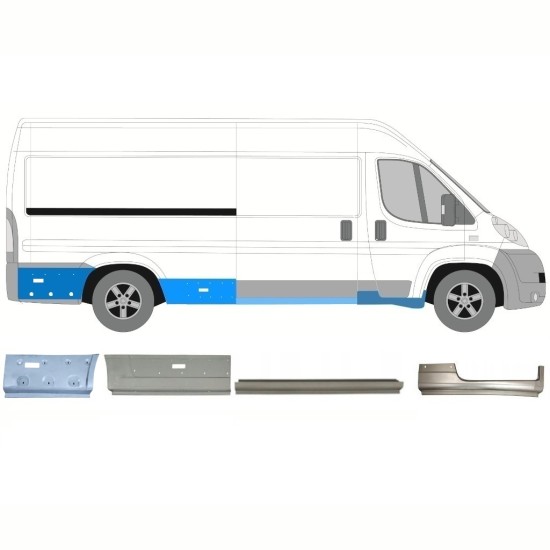 Reparationspanel set för Peugeot Boxer 2006-2026 / Höger 16803