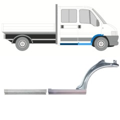 Reparationspanel för tröskel + fram skärm för Fiat Ducato 1994-2006 / Höger / Set 9903