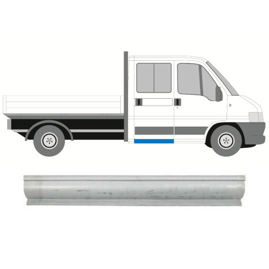Tröskelplåt reparationspanel för Fiat Ducato 1994-2006 / Vänster = Höger (symmetrisk) 16009