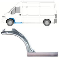 Reparationspanel för tröskel + fram skärm för Fiat Ducato 1994-2006 / Vänster / Set 9902