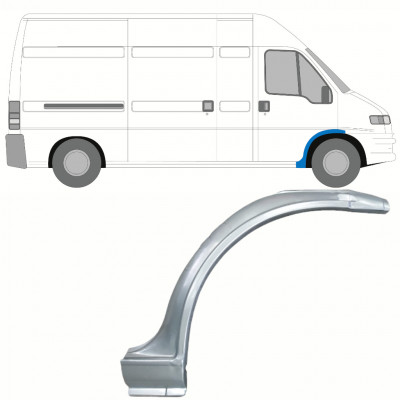 Framre hjulhus reparationspanel för Fiat Ducato 1994-2006 / Höger 10699