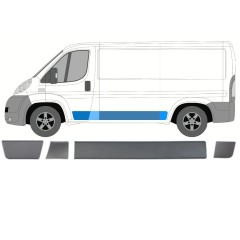 Prydnads skyddslister set för Fiat Ducato 2006-2018 / Vänster / 8465