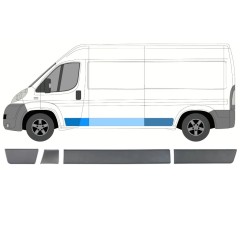 Prydnads skyddslister set för Fiat Ducato 2006-2018 / Vänster / 8461