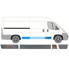 Prydnads Skyddslist med lampa Set för Fiat Ducato 2006-2018 / Höger / 10447