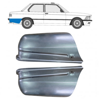 Sidovägg hjulhuskant för BMW 3 E21 1975-1984 / Vänster+Höger / Set 10275