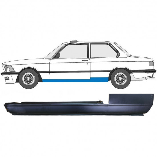 Tröskelplåt för BMW 3 E21 1975-1984 / Vänster 6410