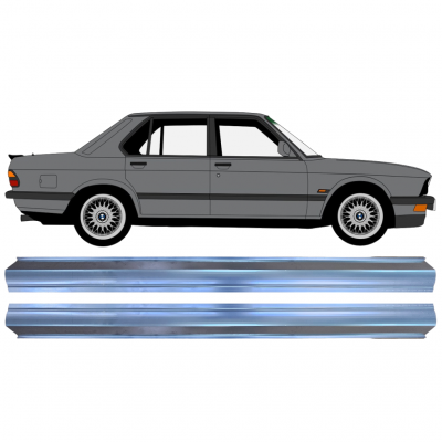 BMW 5 E28 1981-1987 TRÖSKELPLÅT TILL / HÖGER = VÄNSTER / UPPSÄTTNING