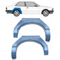 Sidovägg hjulhuskant för BMW 3 E30 1982-1987 / Vänster+Höger / Set 9844