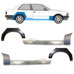 Reparationspanel för tröskel + fram + bak stänkskärm för BMW 3 E30 1982-1987 / Set 11510